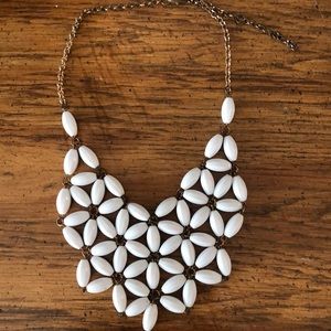 White Flower Necklace